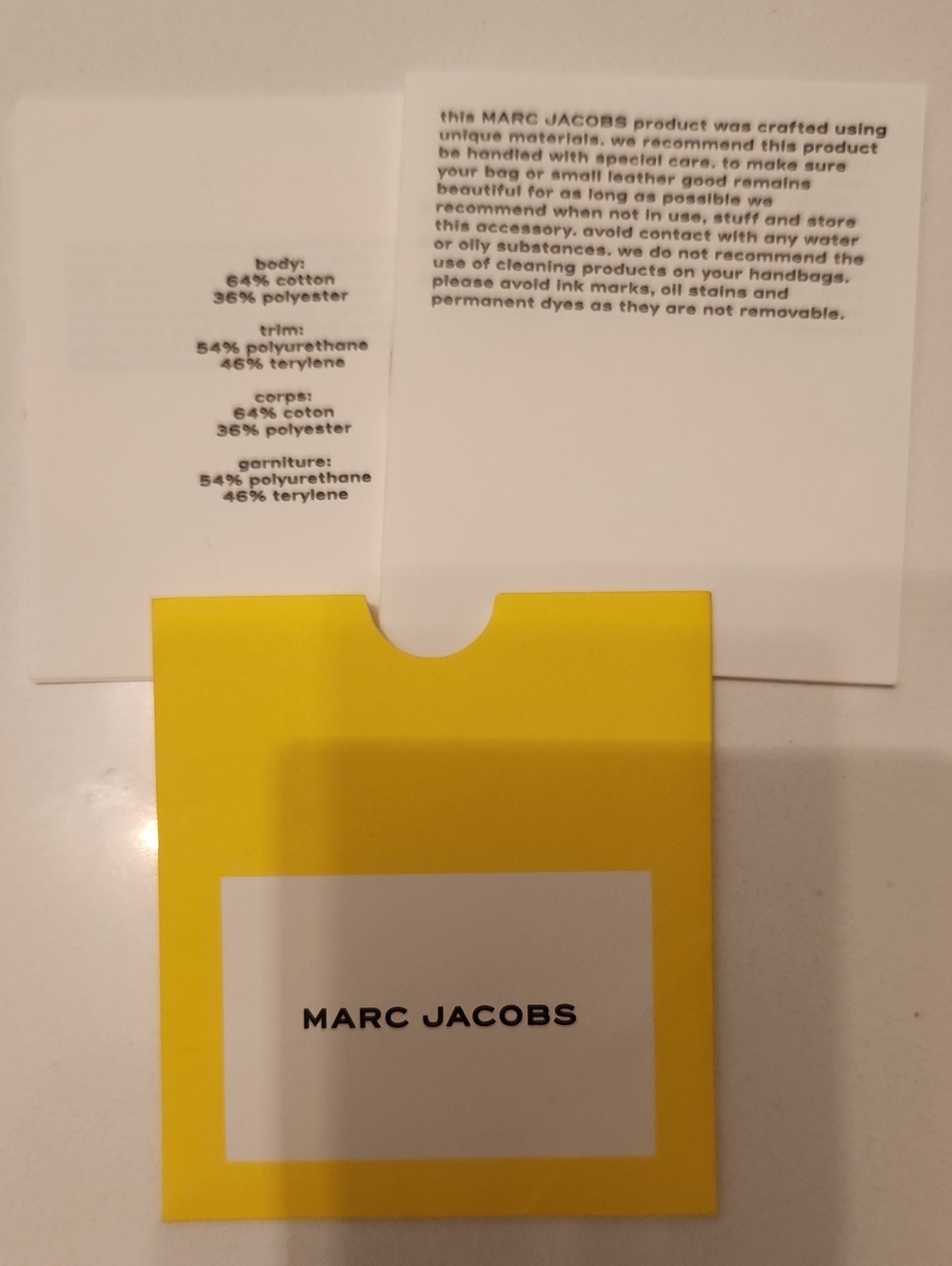 Marc Jacobs Black Canvas Tote with Cream Trim - The Tote Bag - Picture 11 of 13